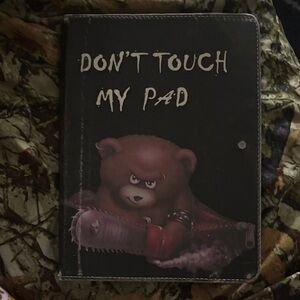 Bear Design Tablet Case - Black